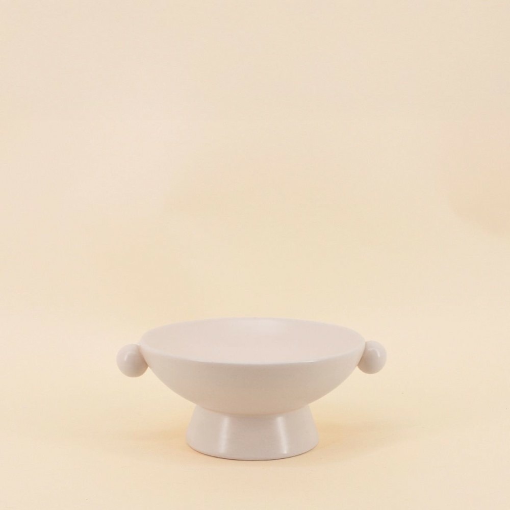 Coupe sur pied en céramique 19x8cm