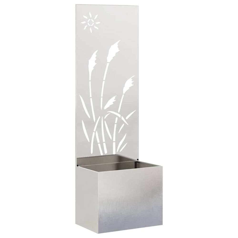 Écran de confidentialité de jardin argent 50 x 32 x 150 cm