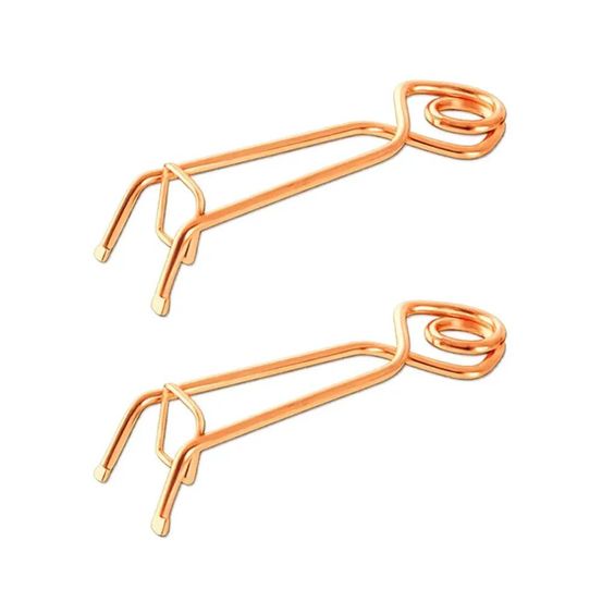 Lot de 2 pièges à taupe putange traditionnel acier cuivré