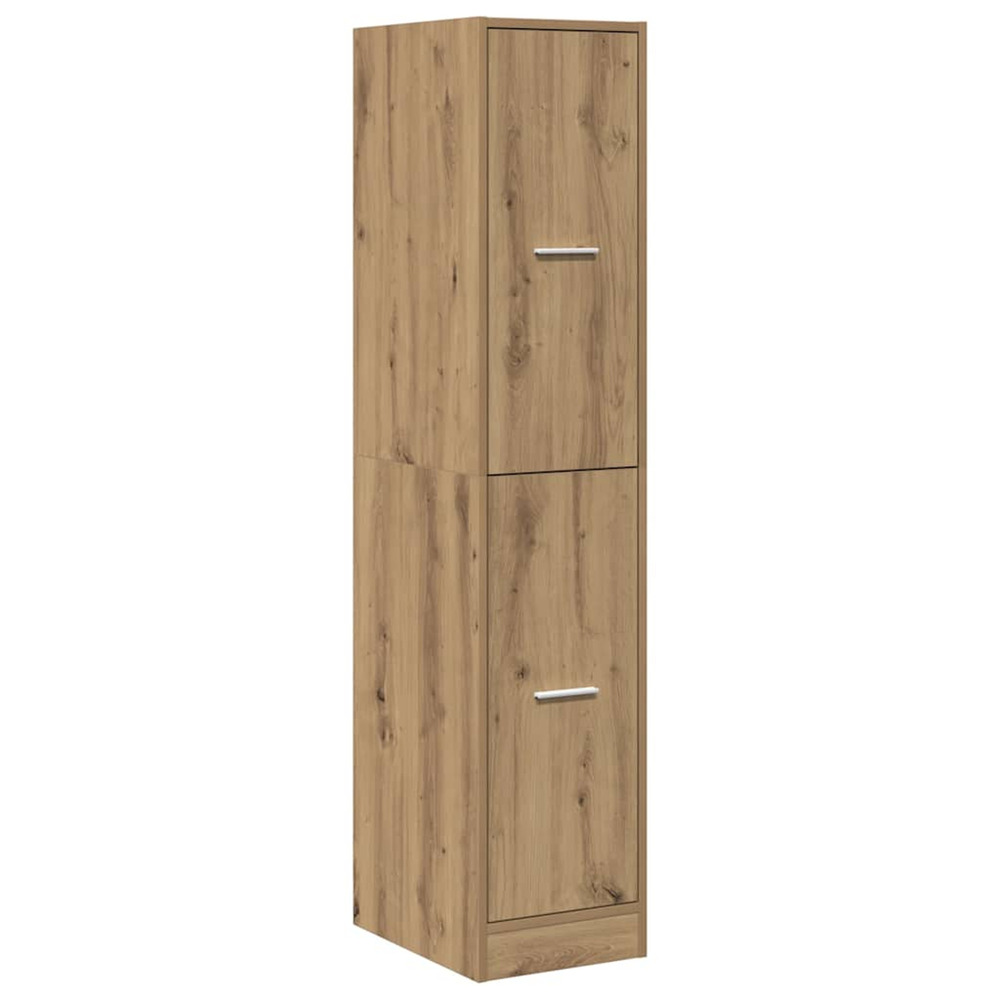 Armoire d'apothicaire chêne artisanal 30x41x144,5 cm bois d'ingénierie