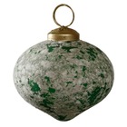 Ptmd décoration de noël rustic - 48x48x90 cm - céramique - vert