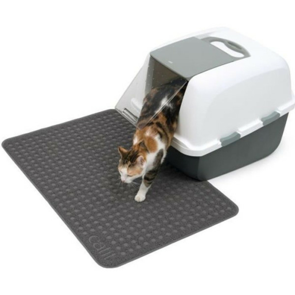 Tapis pour bac a litiere - grand format - 90 x 60 cm (NULL,5 x 23,5 po) - pour chat