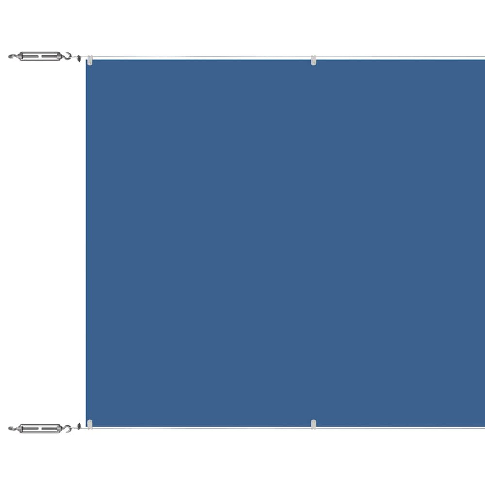 Auvent vertical bleu 180x1200 cm tissu oxford