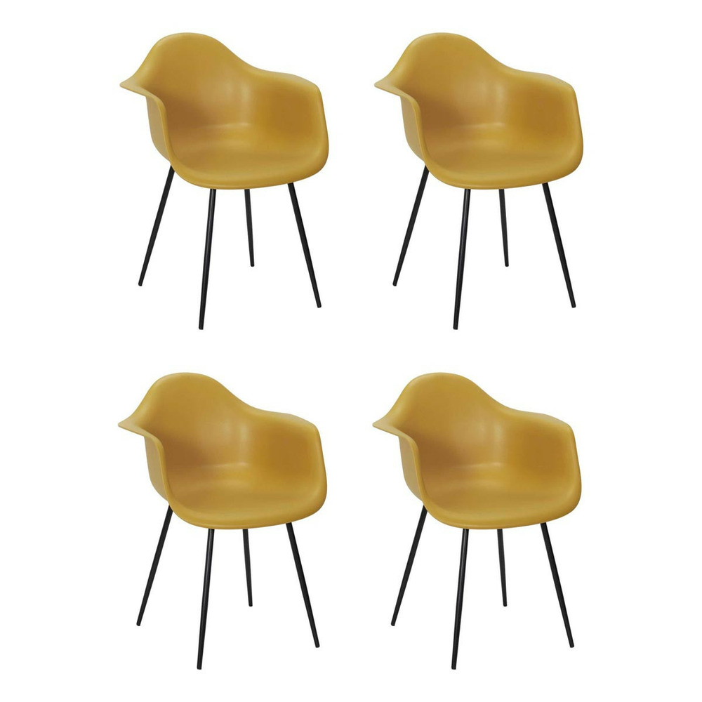 Lot de 4 chaises fauteuil 