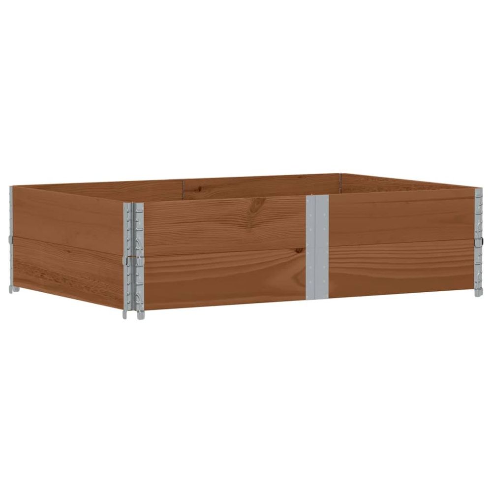 Jardinière d'extérieur marron 150x100 cm bois massif de pin