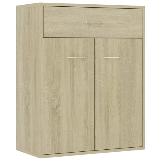 Buffet bahut commode armoire meuble de rangement organisateur cuisine salle de séjour salon sonoma 60 x 30 x 75 cm bois d'ing