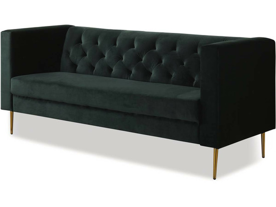 Canapé fixe en velours