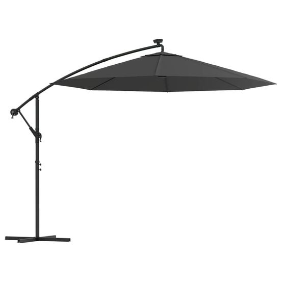 PARASOL EN PORTE A FAUX LED 2-(868027)
