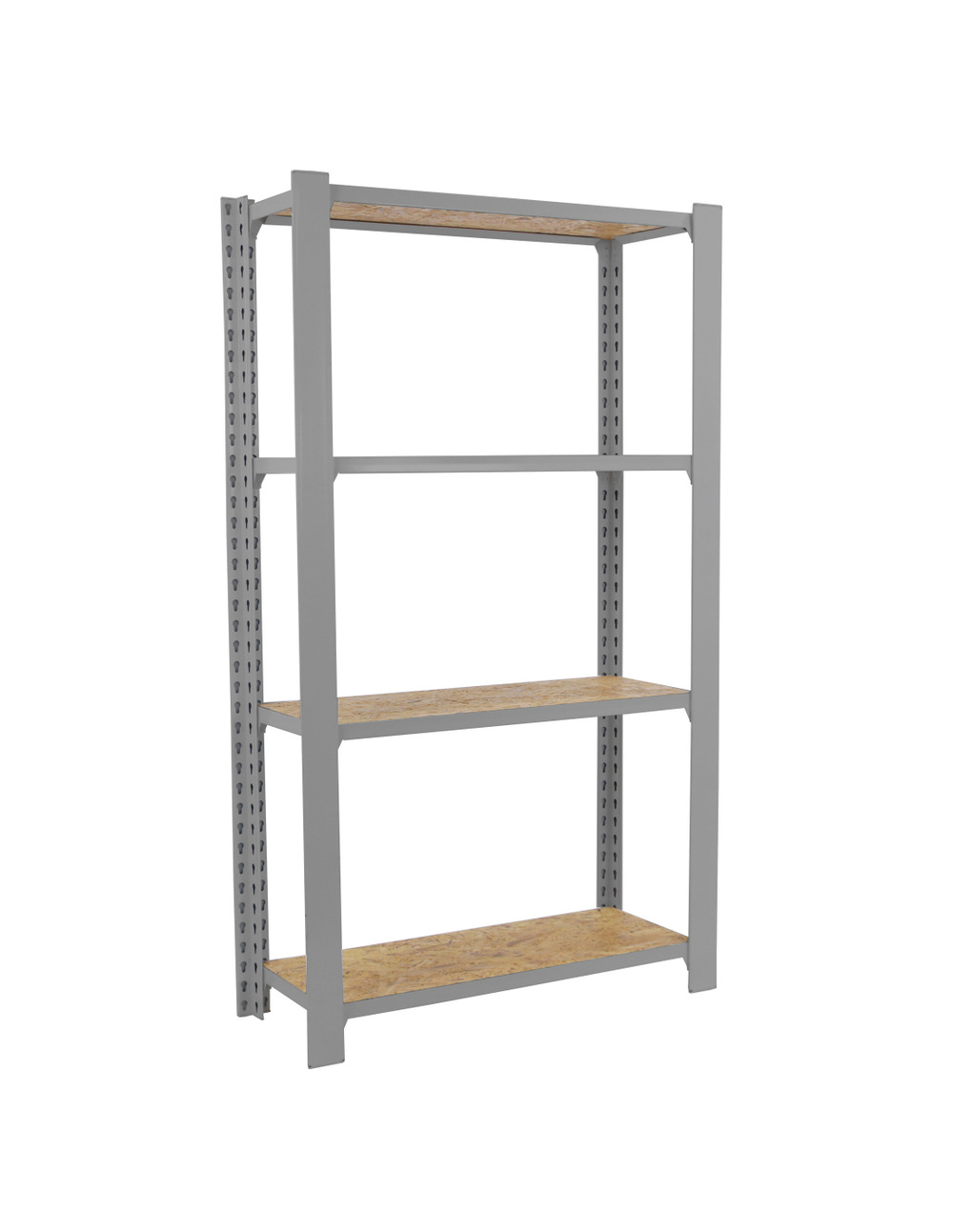 Etagère légère sans vis officlick 4/300 wood 800 gris/osb gris/osb 1500x800x300 - simonrack