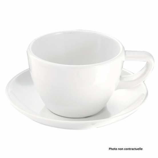 Soucoupe pour tasse à café mélamine ø 10,3 à 14,4 cm - pujadas