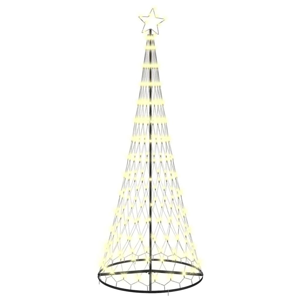 Arbre de noël led blanc chaud 250 cm métal