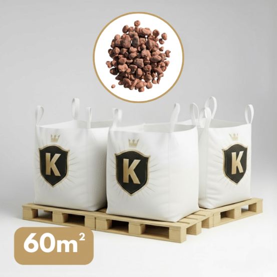 Galet marbre rose 25/40 mm – pack 3 big bag +/- 1,5t – 60 m²