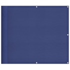 Écran de balcon bleu 90x700 cm 100% polyester oxford