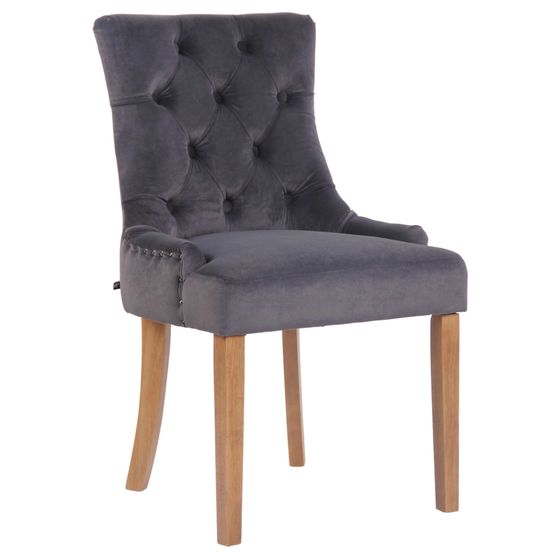 Chaise de salle à manger aberdeen en velours élégant et confortable