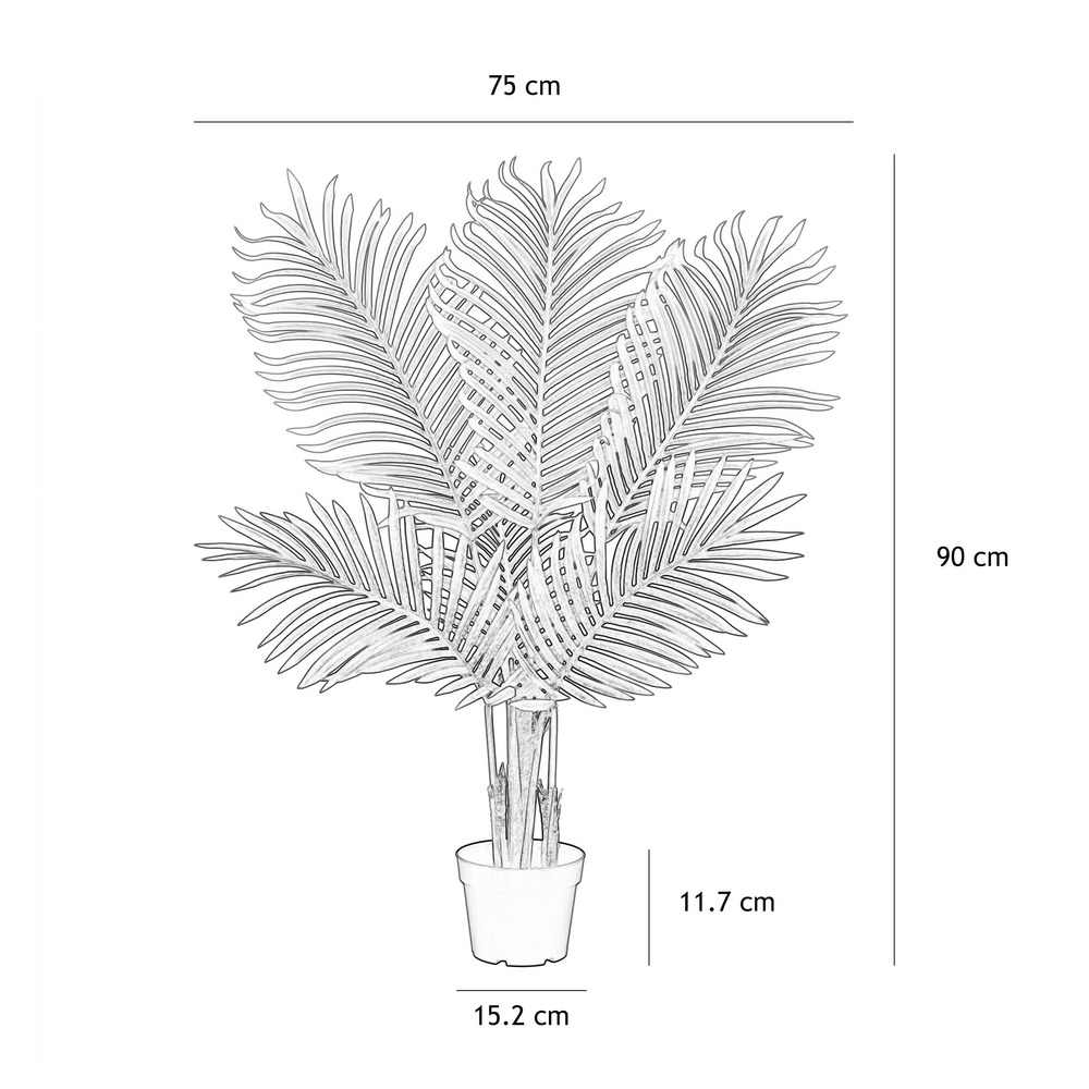 Palmier artificiel areca 90cm