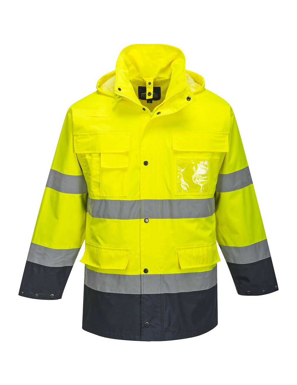 Parka haute visibilité 3 en 1 couleur : jaune/marine taille xxl - portwest