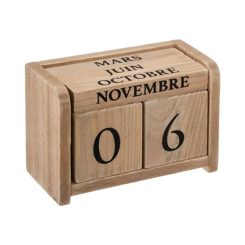 Calendrier en bois 