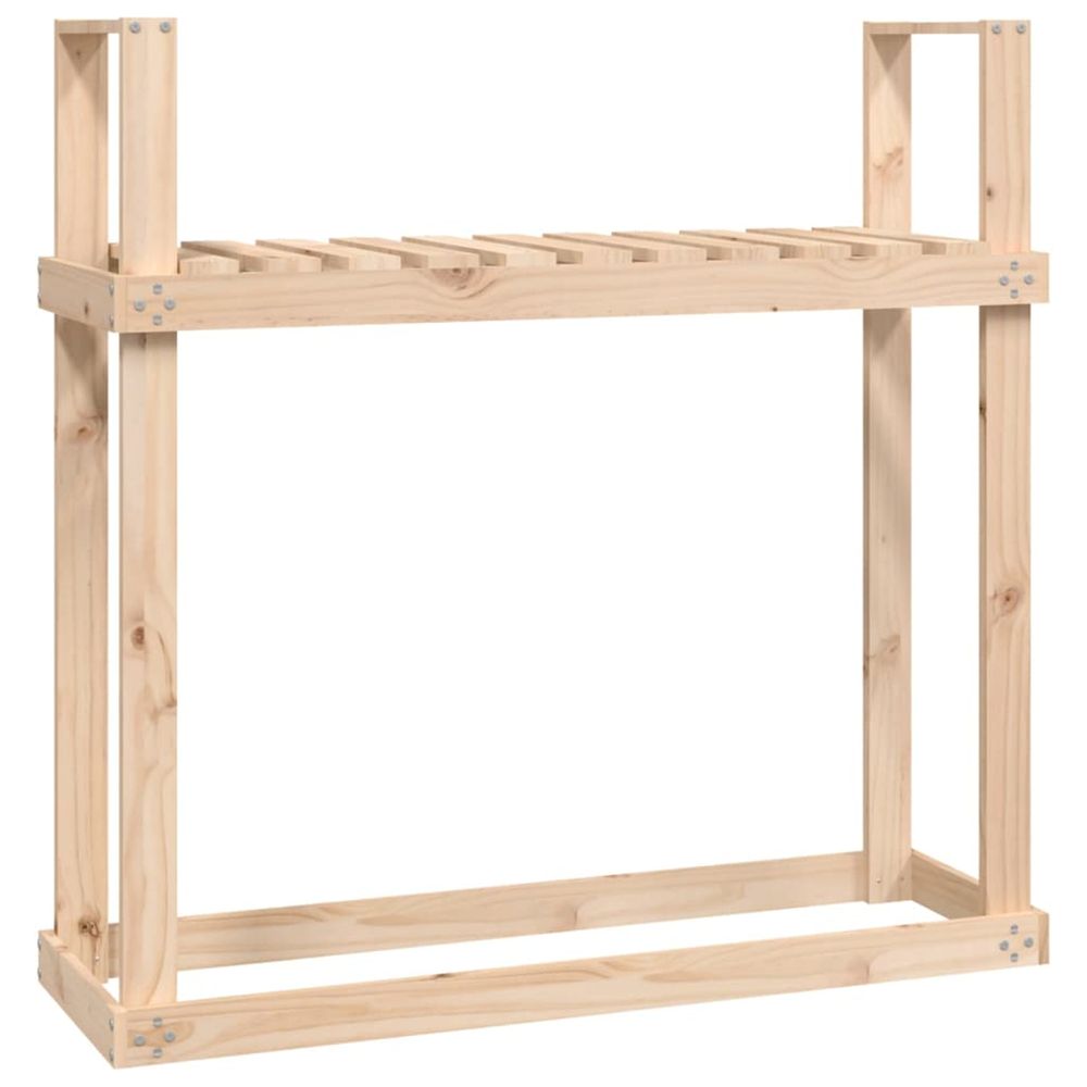 Support pour bois de chauffage 110x35x108,5 cm bois de pin