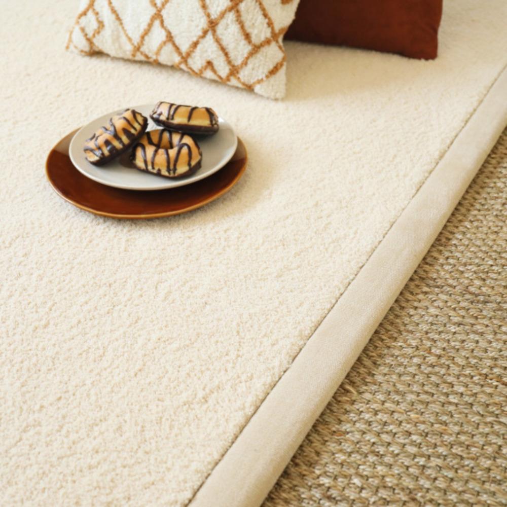 Tapis cocoon - beige - ganse chenille beige - 250 x 350 cm