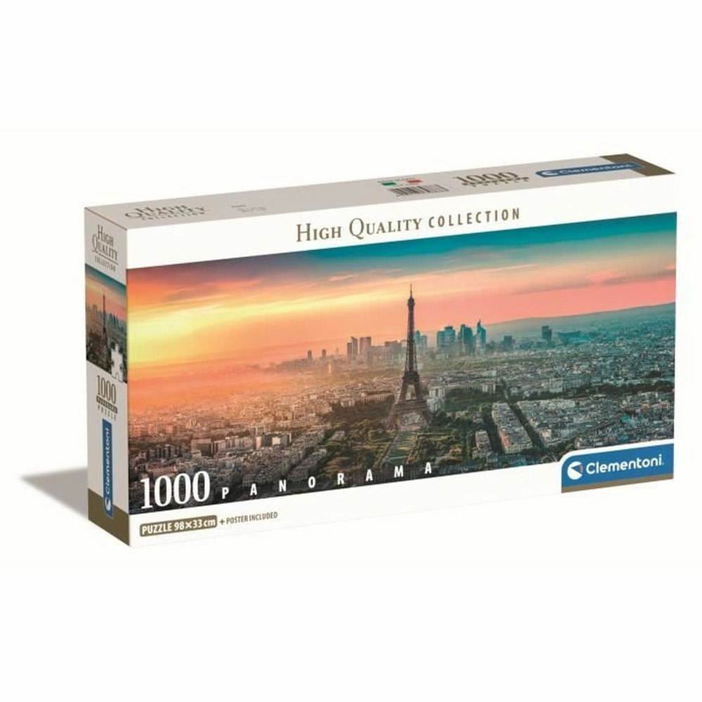 Puzzle clementoni 1000 p panorama paris 98 x 33 cm