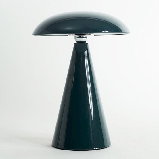 Lampe à poser led orlando vert canard 16x16x21cm