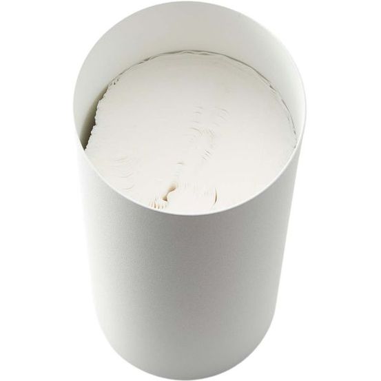 Boîte à mouchoirs ronde en métal tissue