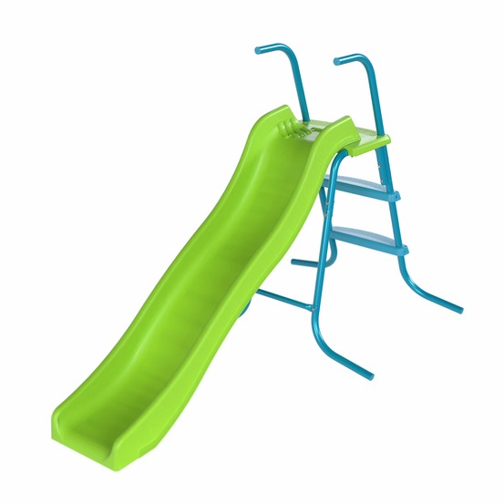 Toboggan ondulé 175 cm avec 3 marches