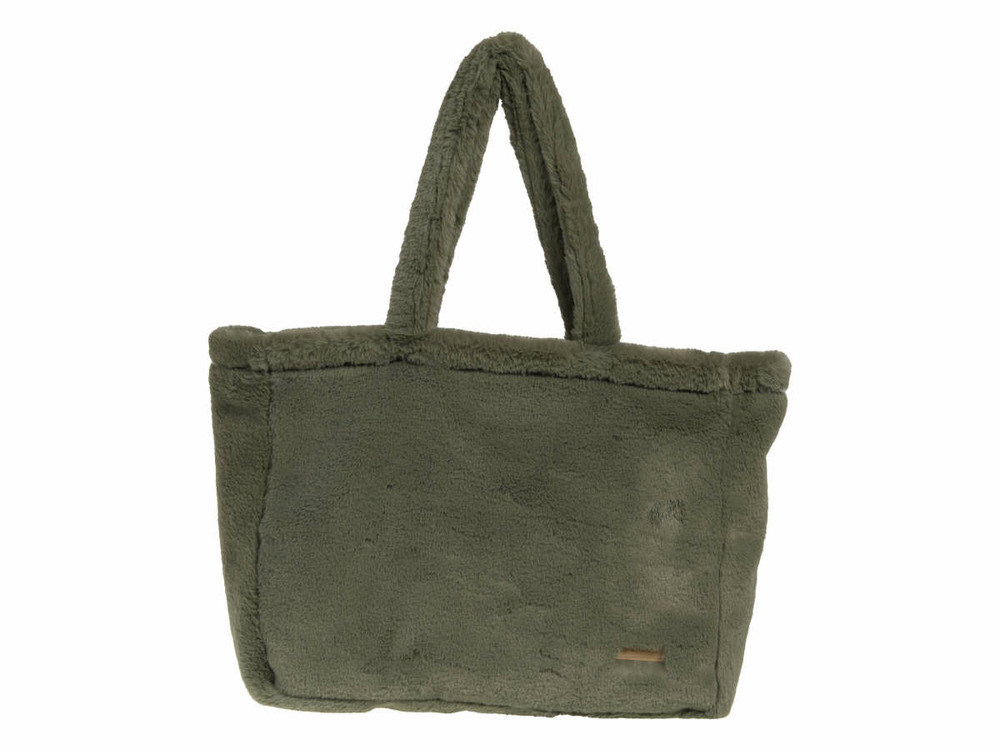 Tote bag luxe, kaki