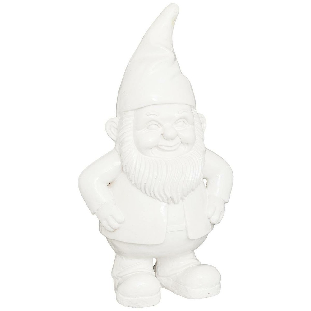 Statue nain de jardin déco extérieur anao h.42cm résine assorti