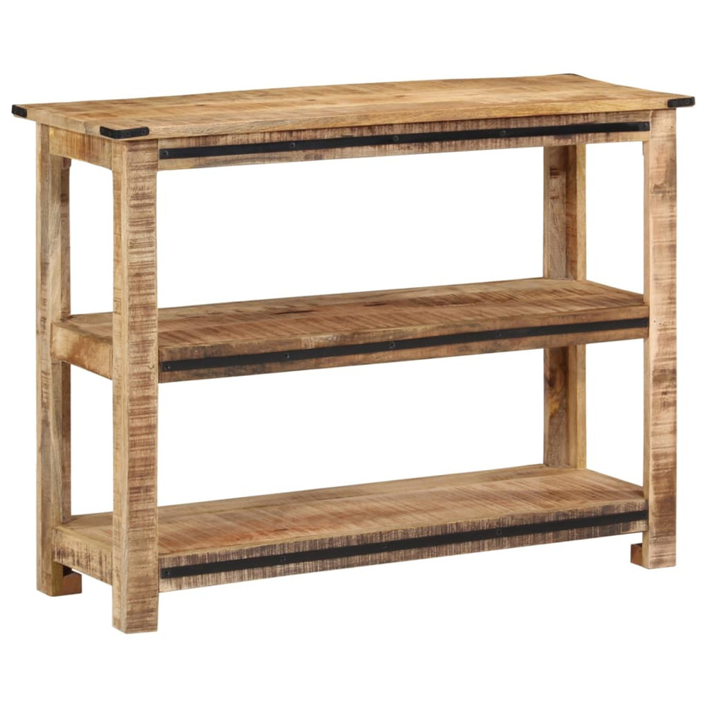 Table console 100x35x75 cm bois de manguier massif