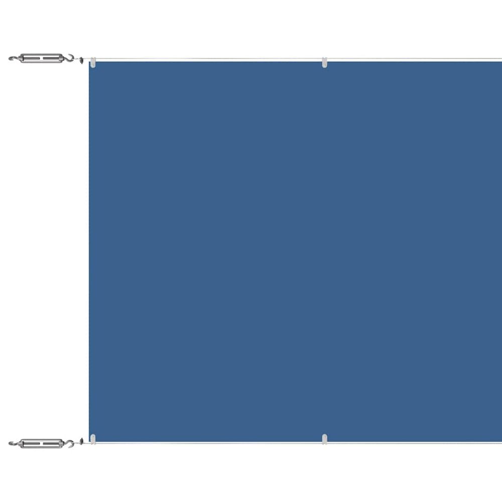 Auvent vertical bleu 140x1200 cm tissu oxford
