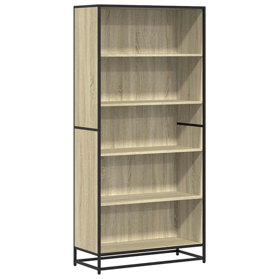 Bibliothèque chêne sonoma 80,5x35x170,5 cm bois d'ingénierie