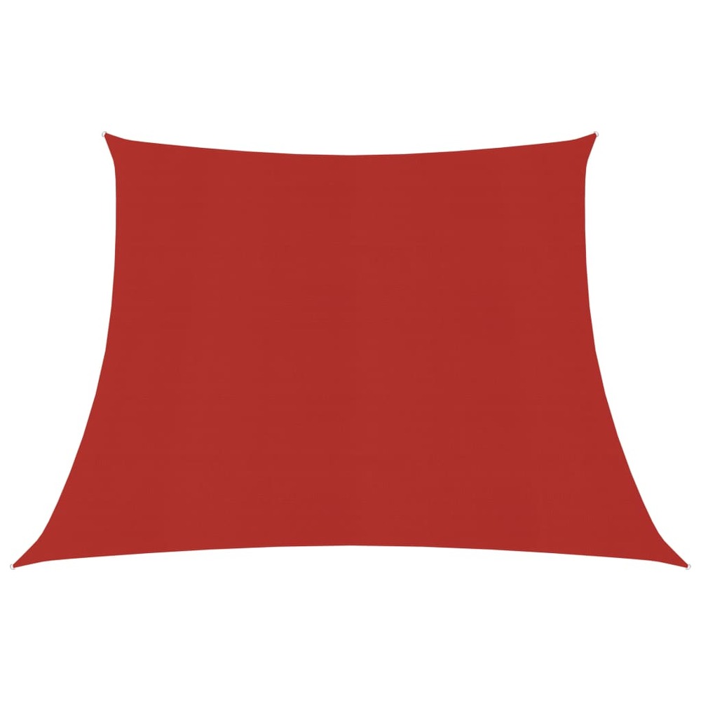 Voile d'ombrage 160 g/m² rouge 3/4x3 m pehd