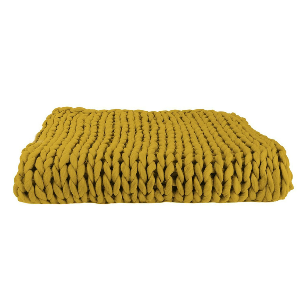 Plaid déco maille 