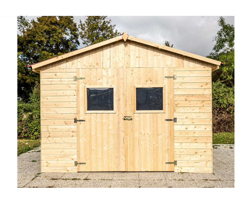 Abri en panneaux 5. 41 m² sans plancher - ed2820. 02