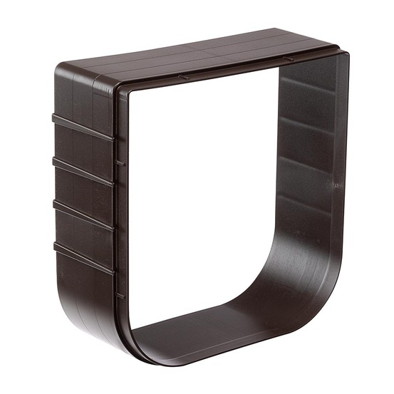 Ferplast extension pour porte pour petits chiens et chats chatière basculante swing 1 extension, 15,5 x 5 x h 16 cm, profondeur 5