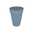 Elho loft urban pot de fleurs rond haut 35 - bleu - ø 34 x h 45 cm - extérieur - 100% recyclé