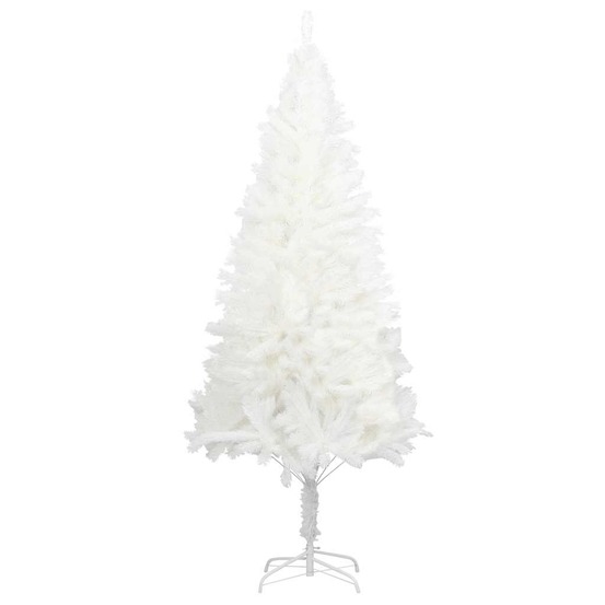 Arbre de noël artificiel aiguilles réalistes blanc 210 cm