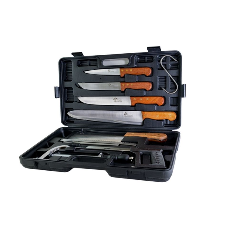 Malette coutellerie du chasseur essenteils 8 pièces - pradel