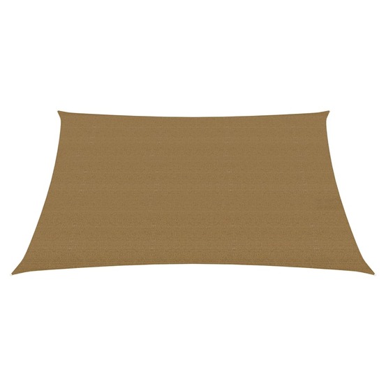 Voile d'ombrage 160 g/m² taupe 4,5 x 4,5 m pehd