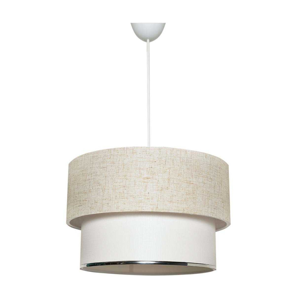 Suspension moderne beige en coton naia