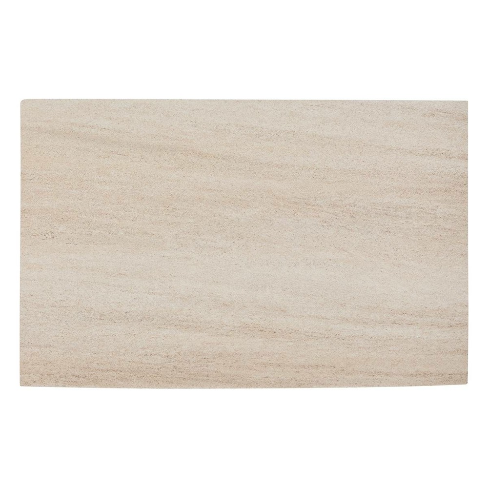 Lot de 6 set de table authentique travertin beige l45xp30xh0,1cm