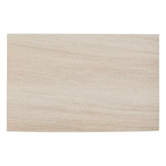 Lot de 6 set de table authentique travertin beige l45xp30xh0,1cm