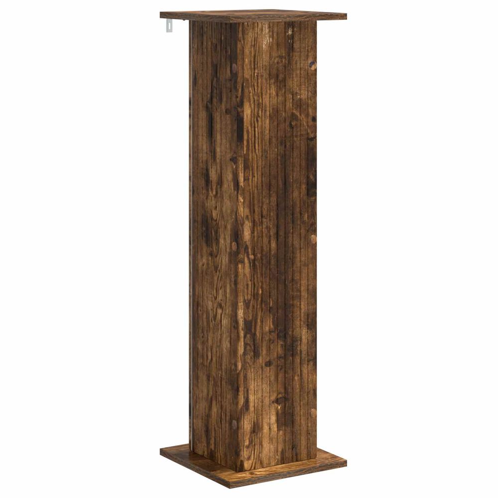 Support de plante chêne fumé 30,5 x 30 x 100,5 cm
