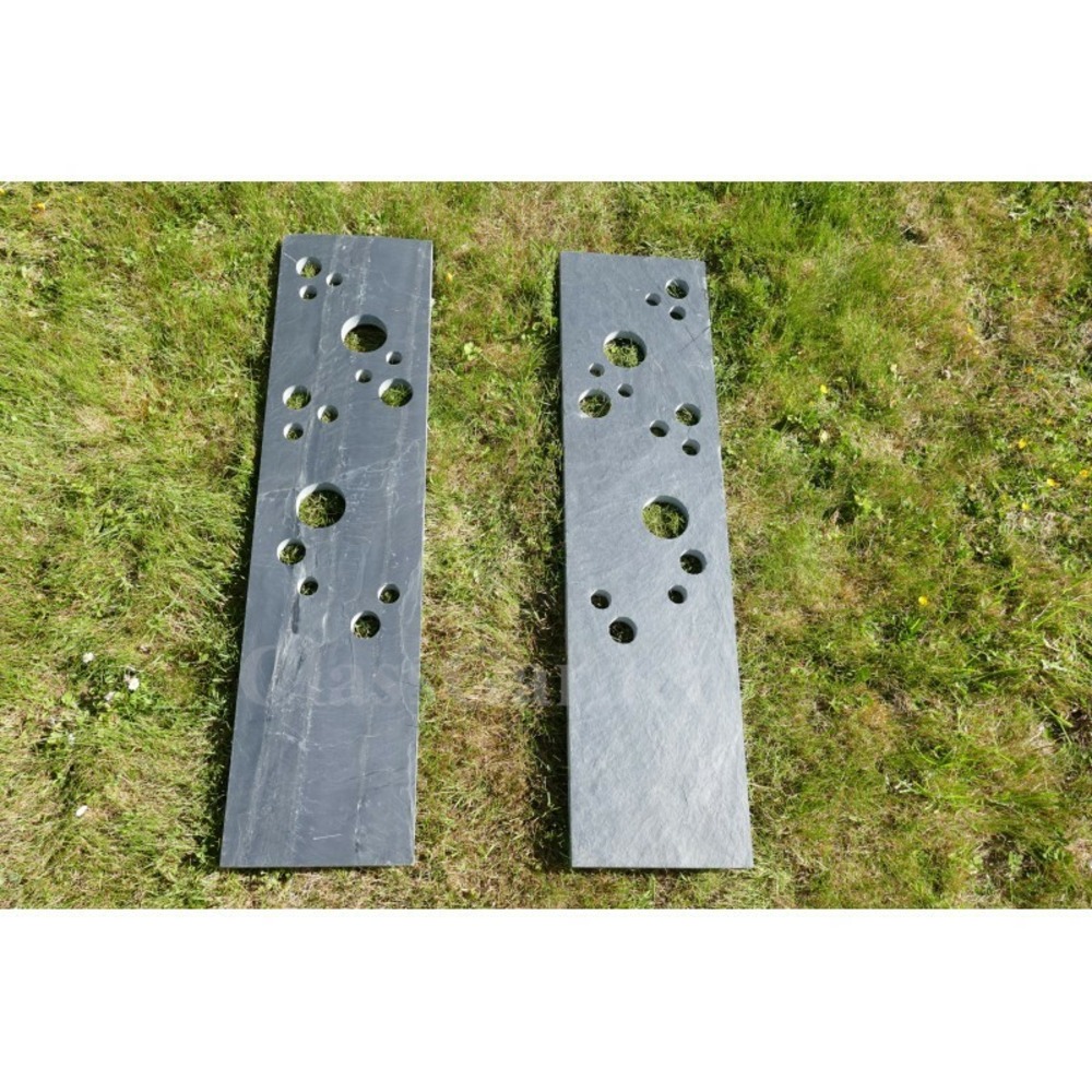 Totem ardoise 120 cm - bullettes - pack de 2