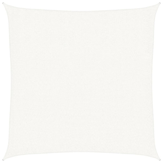 Voile d'ombrage 160 g/m² blanc 3x3 m pehd