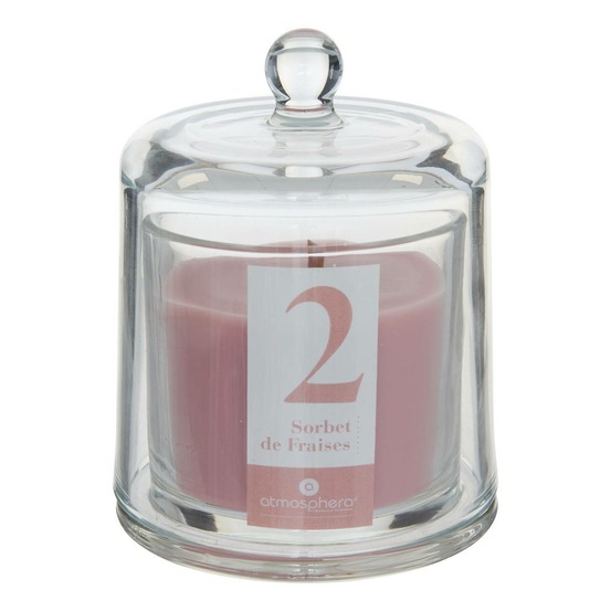 Bougie parfumée 238g numia sorbet de fraises