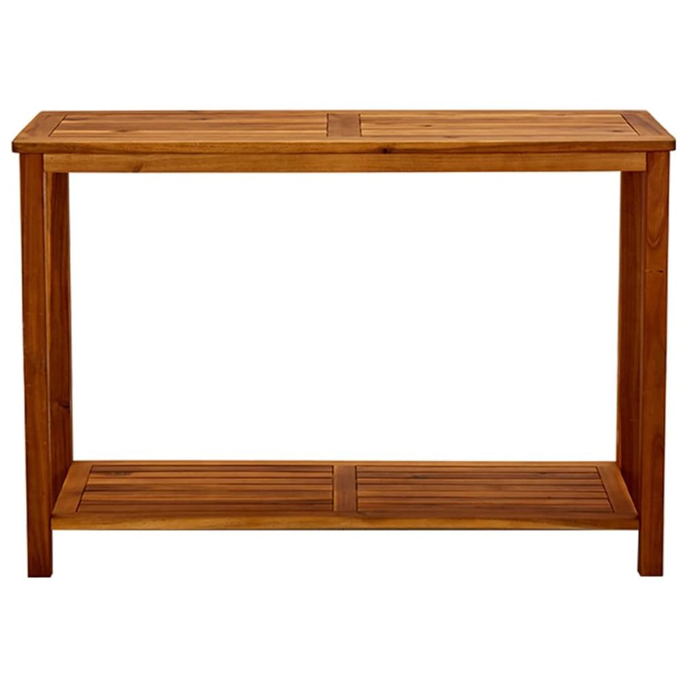 Table console de jardin 110x40x75 cm bois d'acacia solide