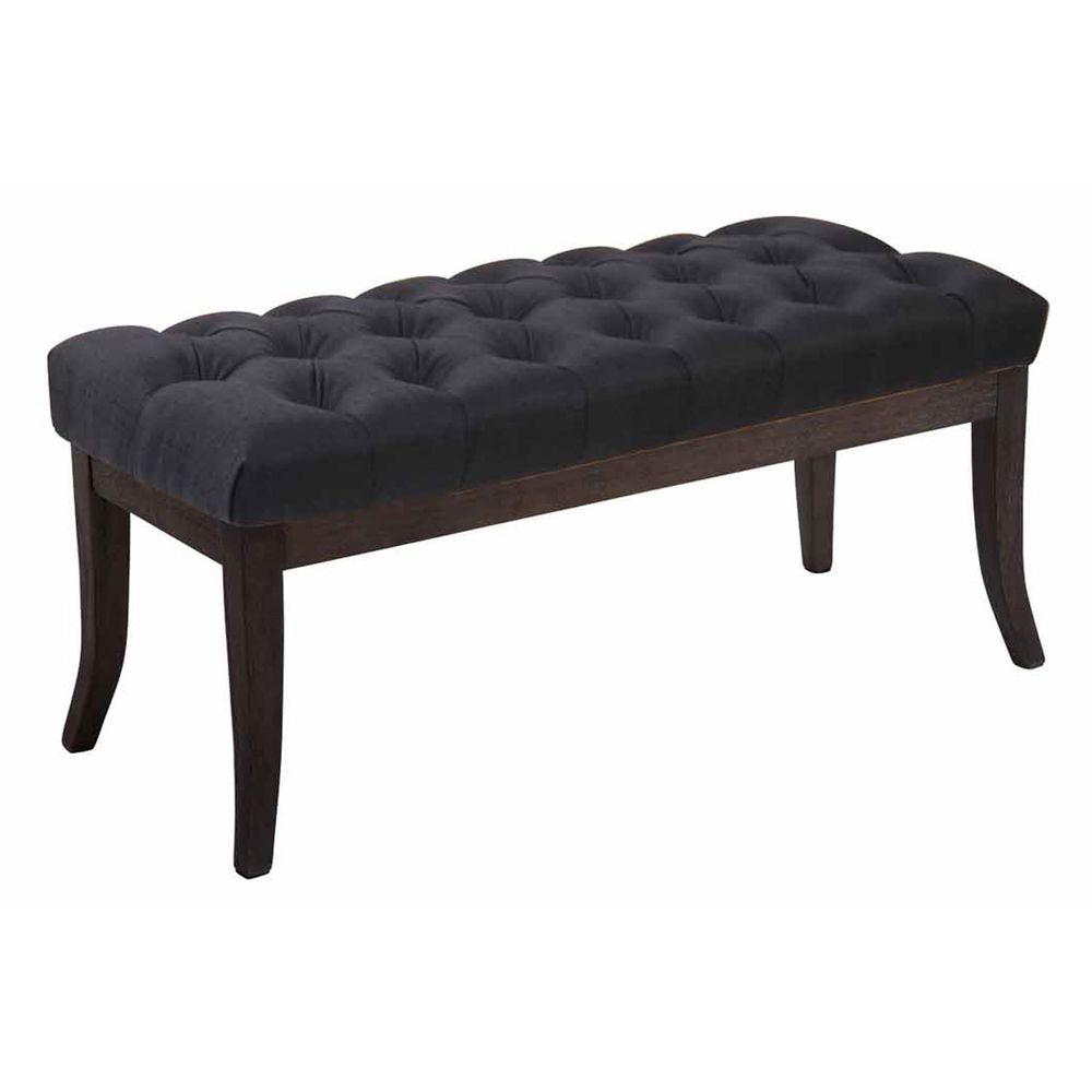 Banc ramses tissu antique-foncé 100 cm