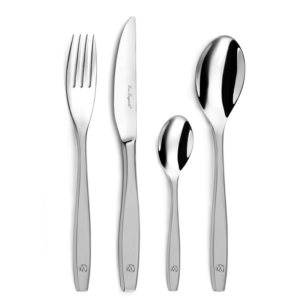 Figure satiné - ménagère 24 pièces